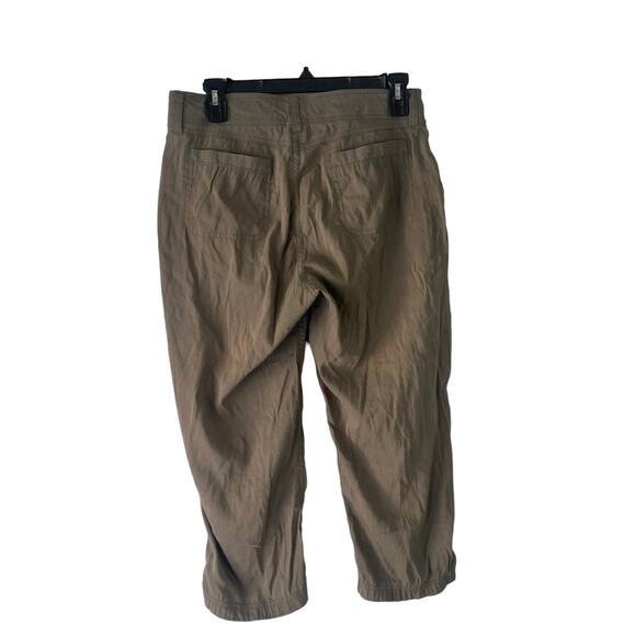 Khombu Women's Size Small Green Cargo Outdoor Cropped Pants - Picture 5 of 9